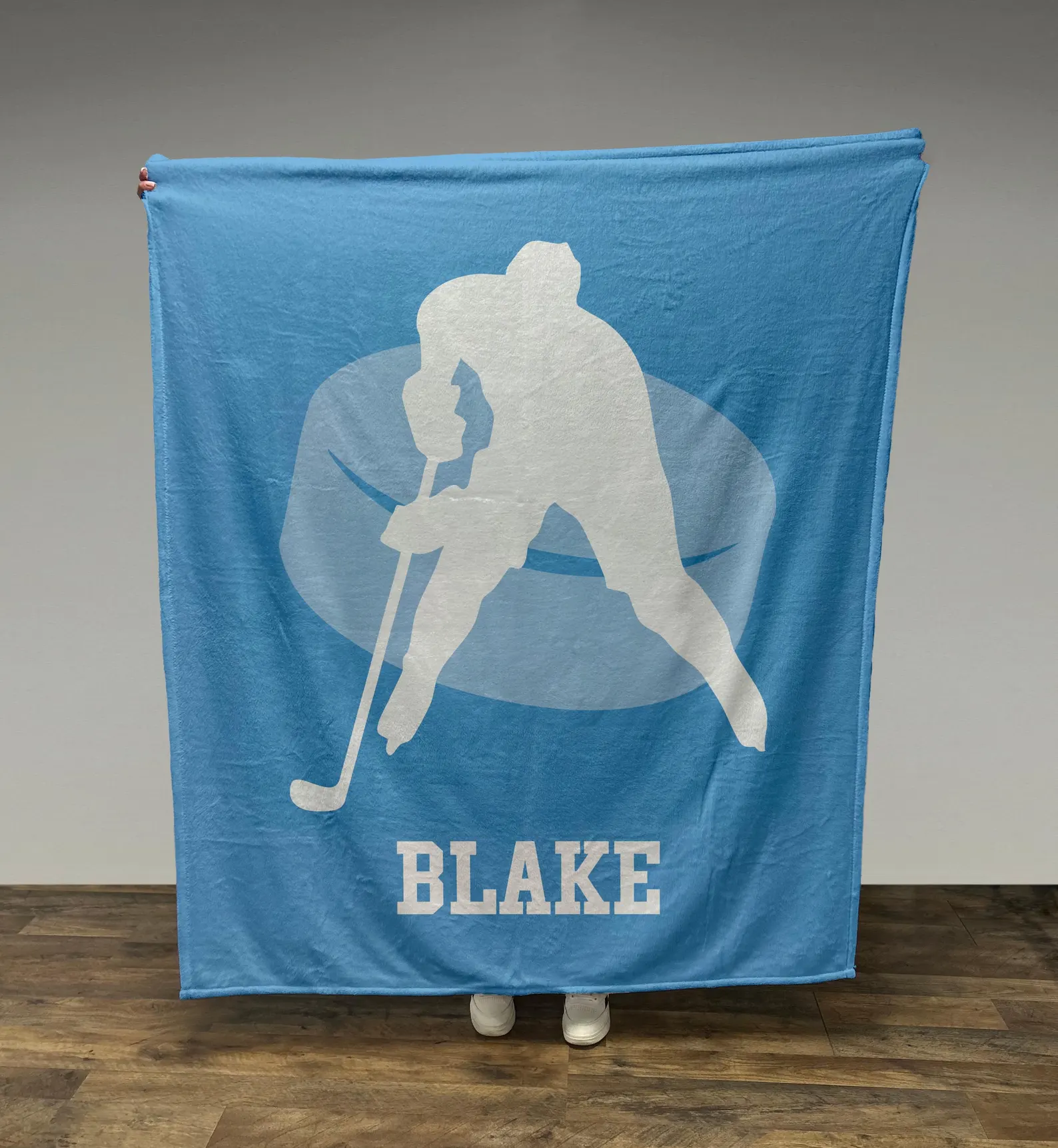 Hockey Silhouette Blanket